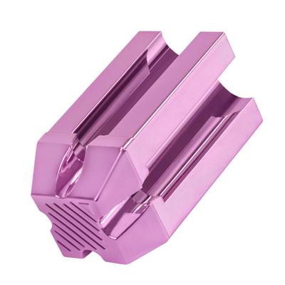 Mobestech Makeup Pencil Sharpening Slot Lightweight Brow Pencil Sharpening Tool with Four-Style Nib Trimming Auxiliary Cosmetic Supplies for Women Easy to Hold and Rose Pink
