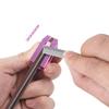 Mobestech Makeup Pencil Sharpening Slot Lightweight Brow Pencil Sharpening Tool with Four-Style Nib Trimming Auxiliary Cosmetic Supplies for Women Easy to Hold and Rose Pink view 3