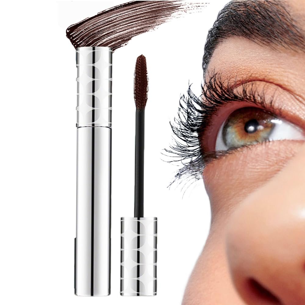 Mascara for Older Women 60 Plus, 2026 New Mascara Volume and Length for Mature Women with Thinning Lashes, Non Clumping Waterproof Long Wear (Brown)