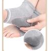 HUJIUTUO Gel Infused Moisturizing Heel Socks for Cracked Feet Repair Breathable Overnight Sleep Socks with Elastic Cuffs view 4