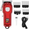 YHNNH Hairdressing Tools, Professional Electric Hair Clippers for Men, Rechargeable Hair Clippers(Red) view 1