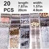 SmallCat 20 Sheets Nail Transfer Foil, Lace Nail Foil, Lace Nails Stickers, Flower Nails Foils Transfer Nail Art for DIY Acrylic Nails Manicure Wraps Decoration Women (Leopard Print) view 2