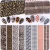 SmallCat 20 Sheets Nail Transfer Foil, Lace Nail Foil, Lace Nails Stickers, Flower Nails Foils Transfer Nail Art for DIY Acrylic Nails Manicure Wraps Decoration Women (Leopard Print) view 4