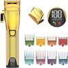 YHNNH Men's Hair Clippers, Professional Digital Display Adjustable Hair Clippers, Rechargeable Hair Cutting Tool view 3