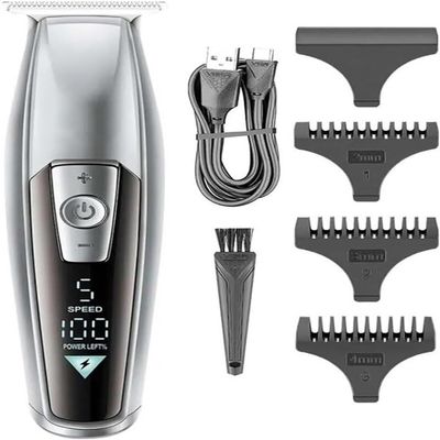 YHNNH Hair Cutting Tool, Professional Trimmer for Men Adjustable Body Beard Clipper Electric Rechargeable Haircut Machine Barber