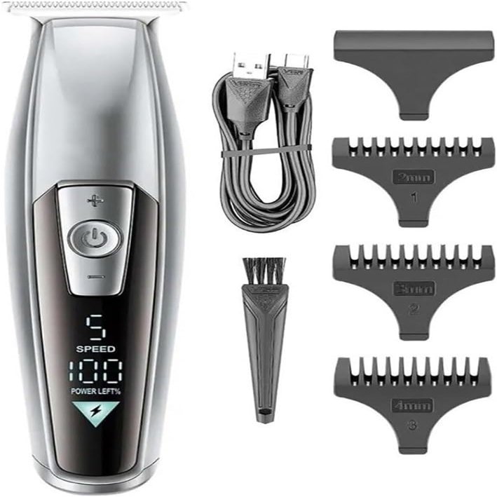 YHNNH Hair Cutting Tool, Professional Trimmer for Men Adjustable Body Beard Clipper Electric Rechargeable Haircut Machine Barber