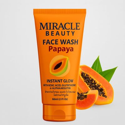 MACARIA Miracle Beauty Papaya Daily Routine Deep pore Cleanser Face wash