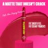 NYX PROFESSIONAL MAKEUP Fat Matte Lipstick, Pigmented, Smoothing, & Non-Drying Lip Crayon, Long Lasting Lip Makeup, Vegan & Cruelty Free - Scarlet Snuggles (Ruby) view 2