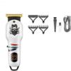 YHNNH Hair Cutting Tool, Trimmer Professional Clipper Electric Machine Cordless Barber Digital Display for Men(White B) view 1