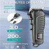 YHNNH Hair Cutting Tool, Clipper Professional Machine Electric Trimmer Haircut Men's Barber Rechargeable view 3