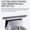 YHNNH Hair Cutting Tool, Metal Clipper Professional Machine Electric Haircut Barber Rechargeable Trimmer for Men(Golden) view 3