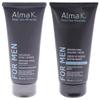 Exfoliating Facial Cleanser and Revitalizing Shaving Cream Kit by Alma K for Men - 2 Pc Kit 3.4oz Cleanser, 5.1 Shave Cream view 2