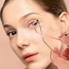 ADOCARN Portable Eyelash Curler for Women Lightweight Metal Manual Eyelashes Curling Tool with High Durability Easy to Use Makeup Accessory for Radiant Eyes Beauty view 2