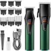 YHNNH Hair Clippers for Men, Trimmer Professional Clipper Electric Haircut Cordless Cutting Machine Digital Display for view 1