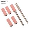 KITCHENKARATLY Mini Nail Drill Sanding Bands Grit Nail File Bit Gel Removal Manicure Pedicure Compact Precision Detailing for Home and Professional Use view 3