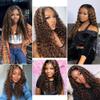 Highlight Human Hair Bundles P1B30 Light Brown Deep Wave 1 Bundles Human Hair 30 Inch Double Weft Unprocessed Virgin Remy Hair 2 Tone #1B Black Mixed With Color #30 100g Per Bundle view 3