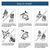 HQ9 Head BladesCompatible For PhilipsShaver HQ9 HQ9070 HQ9080 HQ8240/8260 PT920 8140XL 8150XL 8160XL 8170XL Razor view 4