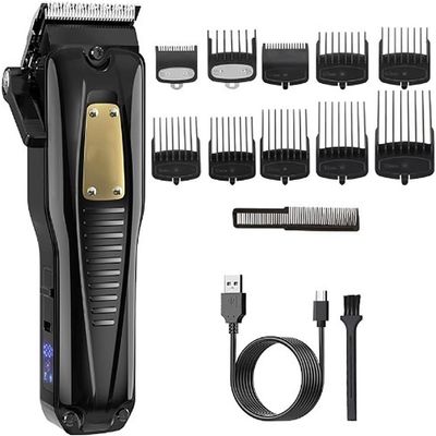 YHNNH Hair Clippers for Men, Cutting Machine Professional Beard Trimmer for 2000mAh Limit Comb Salon Household Barbershop