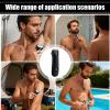 Body Trimmer for Men, Rechargeable and Waterproof, 14x3.7cm, Electric Groomer Shaver, Digital Display Trimmer, Compact and Ergonomic Grip, for Home Use, Gym Kits, Or Travel Grooming Routines view 4