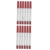 GANAZONO 12pcs Matte Lip Liner Pencil for Women Pigmented Colors Lip Line Pencils for Natural Smooth Application with Wear view 1