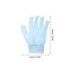 UKCOCO Double-sided Exfoliating Bath Gloves Thick Shower Scrubbing Mitts for Deep Skin Cleansing and Massage Textured Loofah Surface for Gentle Dead Skin Removal Suitable for Adults Blue view 2