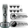YHNNH Hair Clippers for Men, Clipper Professional Trimmer Adjustable Cutting Machine Rechargeable Speed Charging Base view 2