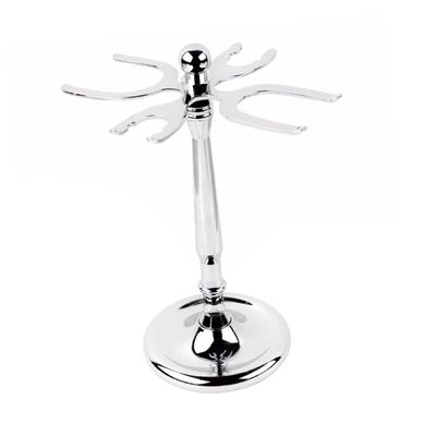 TINEASUR Rustproof Razor Stand with Shaving Brush Holder Organizer for Men Multipurpose Safety Razor Storage to Extend Brush Life Gift for Boyfriend Husband Dad