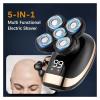 MDNHHBPZ 5-in-1 Electric Razor for Men - Rechargeable Beard Shaver, Wet-Dry Dual Use Waterproof Fast Charging Shaving Machine(Option B) view 2