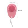 Baluue Dual Sided Silicone Facial Brush Manual Face Cleansing Tool for Deep Cleansing Exfoliation and Massage Portable Skincare Brush for Women and Men view 2
