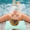 TOGEVAL Breathable Polyester Silicone Bathtub Pillow with Suction Cups for Neck Back Shoulder Support Non-Slip Home Spa Cushion for Relaxation and Fatigue Relief in Bathroom Random Color view 2