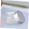 VICASKY 6Pcs Frosted Glass Refillable Cream Bottles Portable Face Lotion Containers for Travel Business Camping Sample Storage Jars with Smooth Surface Lightweight and Easy to Clean view 4