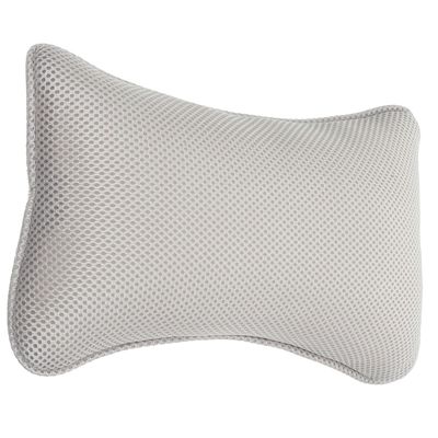 HINTRMENT Bath Tub Pillow with Non-Slip Suction Cups Ergonomic Mesh Bathtub Headrest for Neck and Back Support Washable Spa Cushion for Soaking Tubs Suitable for Families Hotels Random Color