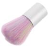 Cabilock Fluffy Rainbow Bristle Nail Dust Brush for Manicure and Pedicure Soft Nonshedding Faux Nail Art Tool for Cleaning and Painting Brush and Salon Use view 1