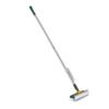 STOBAZA Ergonomic Long Handle Floor Scrub Brush with Stiff Bristles for Shower and Bathroom Cleaning Multifunctional Stainless Steel TPR PP Construction Extended Reach Scrubber for Tub view 1
