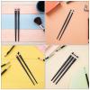 GALPADA 2 Sets Eyeshadow Brush: Eye Makeup Brushes Kit With Eyeliner And Flat Ended Eyeshadow For Travel Parties Professional Makeup Application view 3
