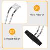 IDEANATEGRATE Salon Chair Foot Rest Replacement Barber Chair Accessories Parts Stable Footrest Pad Leg Rest Foot Pedal Attachment for Barbershop Equipment view 3