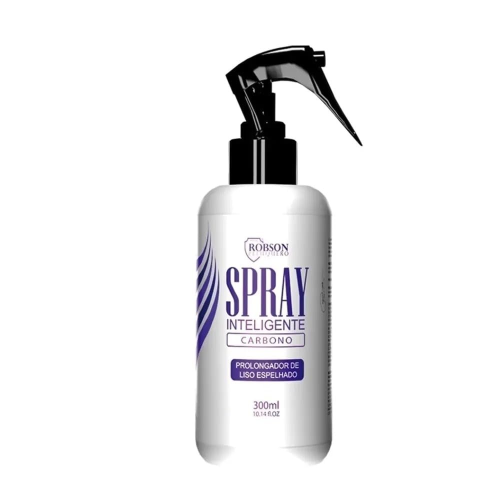 Robson Peluquero Carbon Smart Restoring Spray 300mL  Professional Carbon Replenishing Treatment, Heat Hair Protector, Frizz Control, Mirror Finish Prolonger & Fiber Strengthening | PH Normalizer