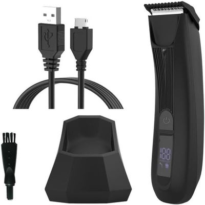 YHNNH Hairdressing Tools, Electric Pubic Trimmer, Unisex, Scrotal Shaver and Trimmer, Beard Trimmer, Rechargeable