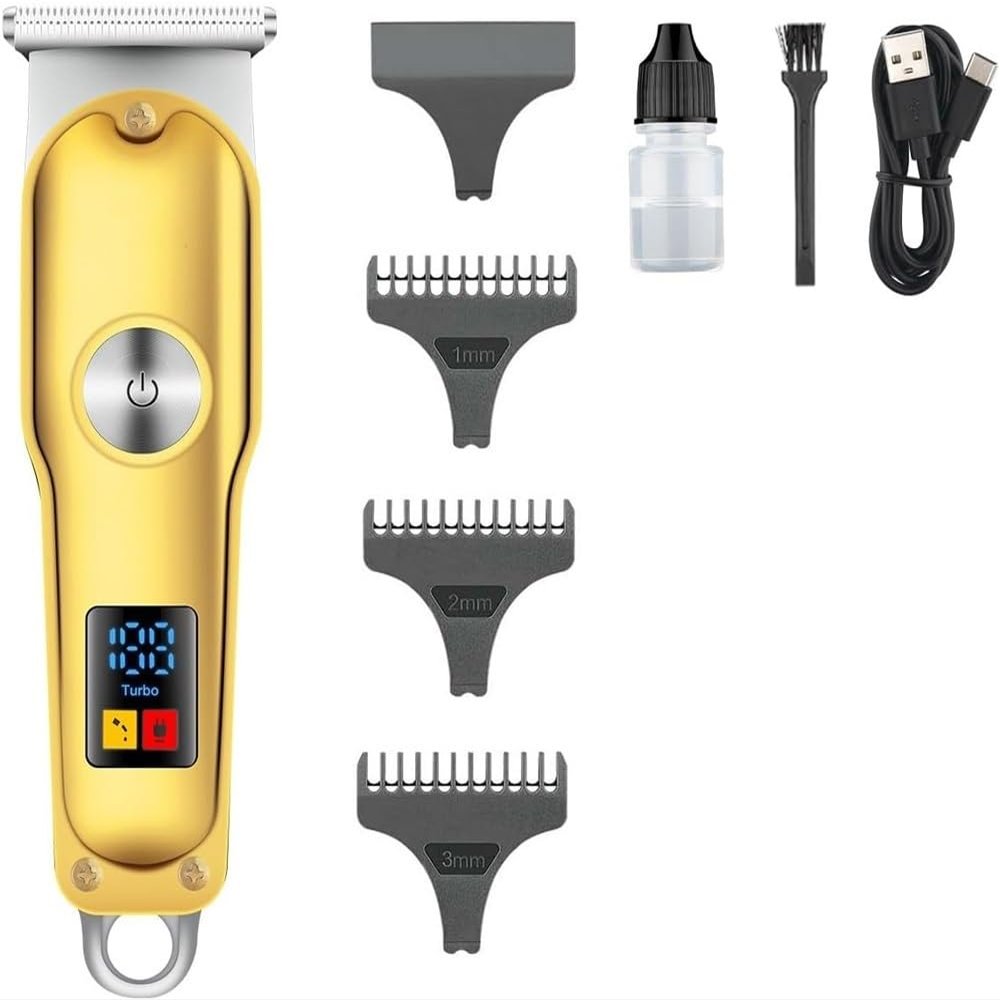 YHNNH Hairdressing Tools, Professional Beard Trimmer, Rechargeable Hair Clipper, Men's Clippers