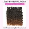 Goddesty 18inch 7packs Boho Crochet Braids Pure Protein Fiber Close to Human Hair Goddess Box Braids with Breezy Wave Curly Crochet Hair for Black Women (T30, 18 Inch(Pack of 7)) view 3