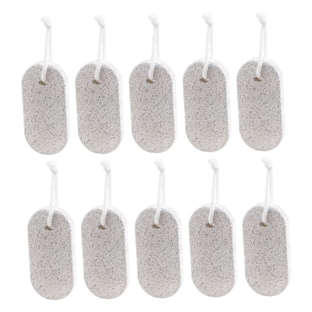 Ipetboom 20PCS Natural Volcanic Stone Foot Care Stones Washable Foot File Pedicure Tools for Dead Skin Callus Removal at Home