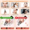 2026 Pore Vacuum, USB Rechargeable Blackhead Remover Vacuum,3 Levels Adjustable Pore Vacuum Blackhead Remover, with 5 Suction Power,6 Probes,Face Vacuum Pore Cleanser for Women & Men-White view 4