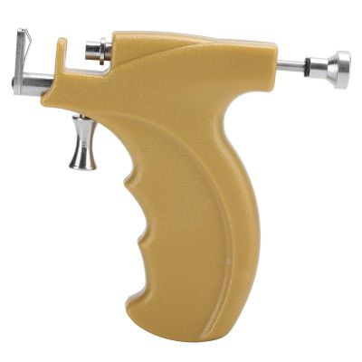 CHICIRIS Stainless Steel Body Piercing Gun for Simple and Quick Ear, Nose and Navel Piercing Tool, Operation for All Ages, Portable Body Kit for Use, Plastic + Stainless Steel, 1 Pack