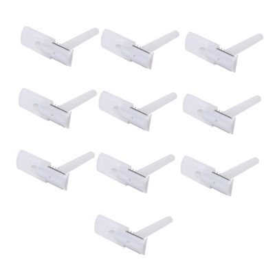 DEARMAMY 25Pcs Disposable Double-edge Shavers for Women and Men Precise Private Hair Razors for Underarm Leg and Body Hair -grade Trimmers in White 25pcs