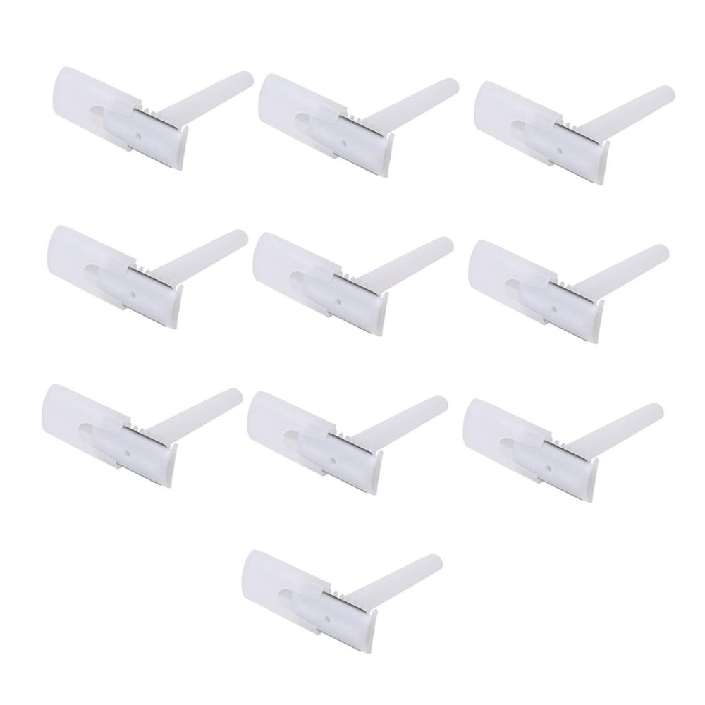 DEARMAMY 25Pcs Disposable Double-edge Shavers for Women and Men Precise Private Hair Razors for Underarm Leg and Body Hair -grade Trimmers in White 25pcs