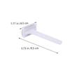 DEARMAMY 25Pcs Disposable Double-edge Shavers for Women and Men Precise Private Hair Razors for Underarm Leg and Body Hair -grade Trimmers in White 25pcs view 2