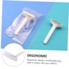 DEARMAMY 25Pcs Disposable Double-edge Shavers for Women and Men Precise Private Hair Razors for Underarm Leg and Body Hair -grade Trimmers in White 25pcs view 3