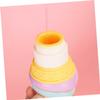 DECHOUS 3Pcs Small Silicone Travel Bottles Flexible Squeezable Lotion Shampoo Containers Portable Refillable Toiletry Dispensers for Outdoor and Business Trips view 2