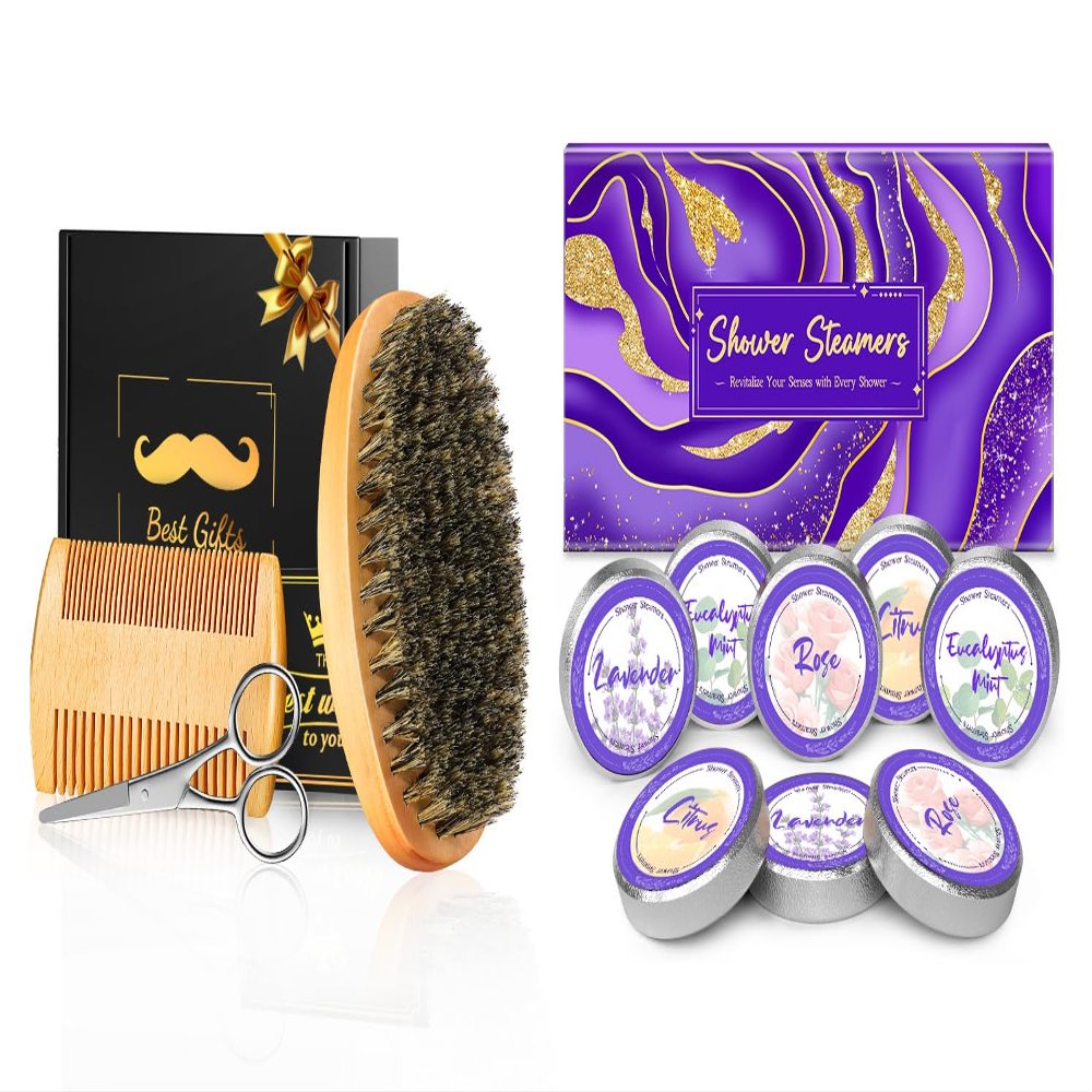 Futricy Beard Grooming Gifts for Men-Shower Steamers for Women