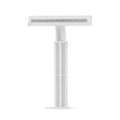 100 Count Mens Disposable Razor Individually Wrapped Economical Razors (White)